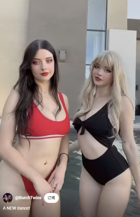 油管上扒的国外妹子Burch Twins跳舞视频360部